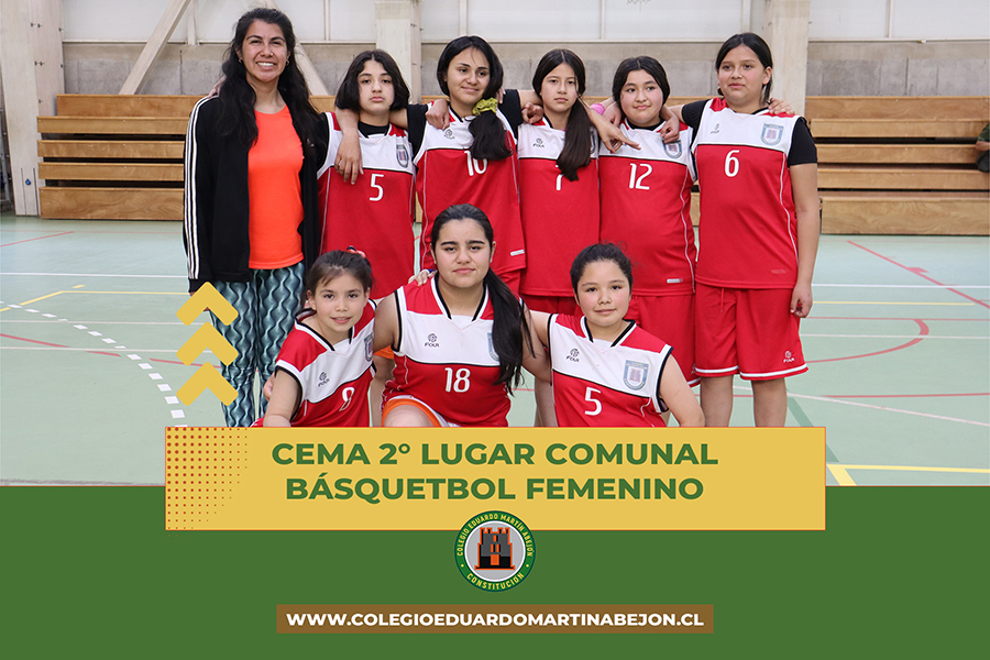 2do lugar comunal de basquetbol cema min