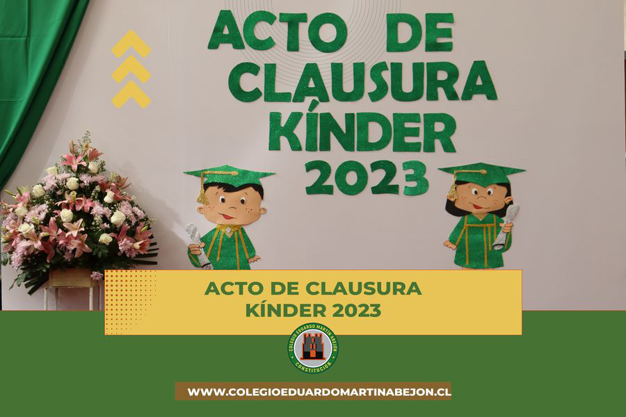 ACTO DE CLAUSURA KÍNDER 2023 min