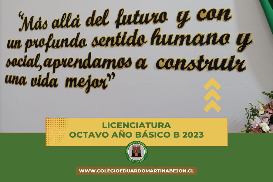 LICENCIATURA OCTAVO AÑO BÁSICO B 2023 min