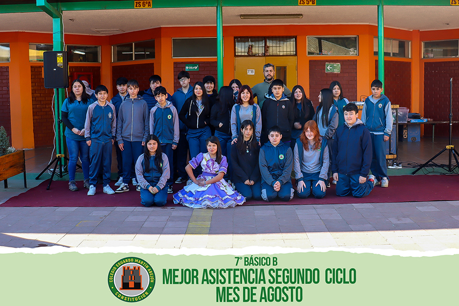 mejor asistencia segundo ciclo agosto 2025