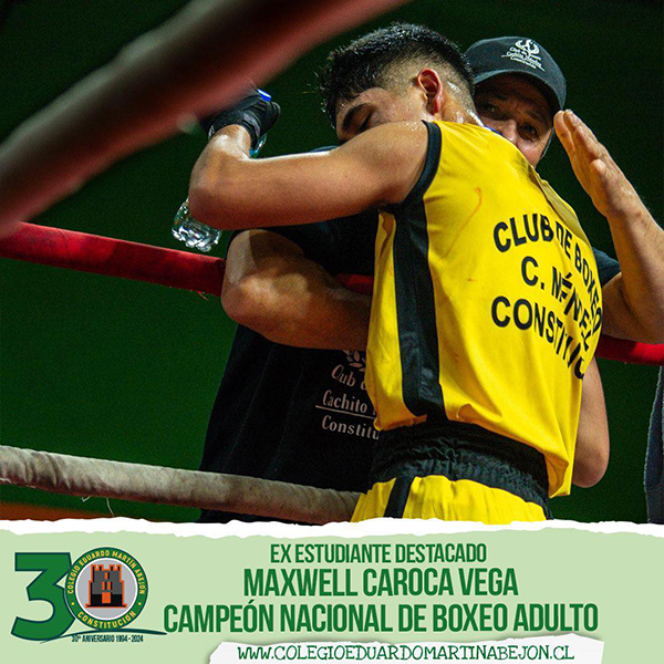 logros ex estudiante disciplina boxeo